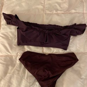 off the shoulder bikini